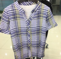 夏季新款韩版女士时尚修身潮流短袖衬衫