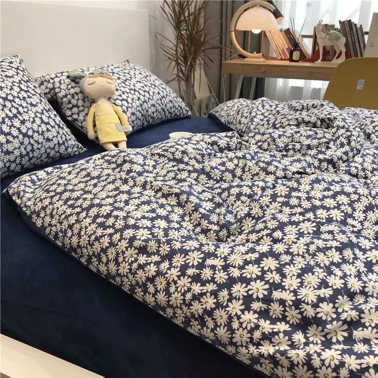 01 Simple style bed three-piece and four-piece sets