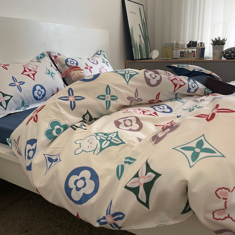 02 Simple style bed three-piece and four-piece sets Specification image