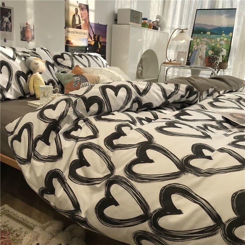 01 Simple style bed three-piece and four-piece sets details Picture