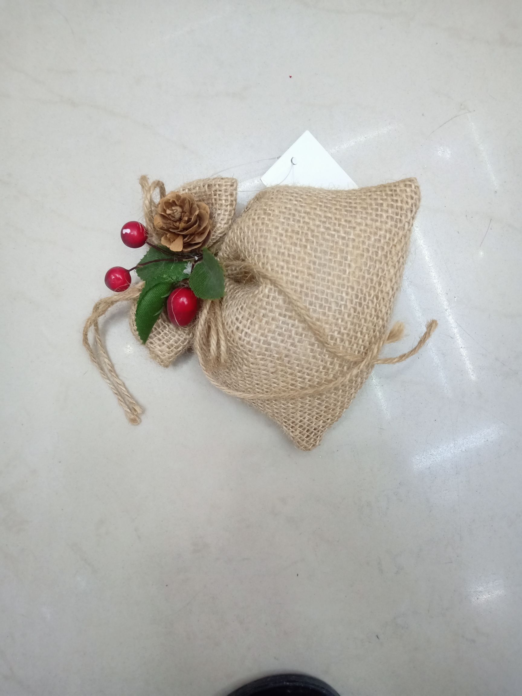 圣诞袋子，首饰袋子细节图