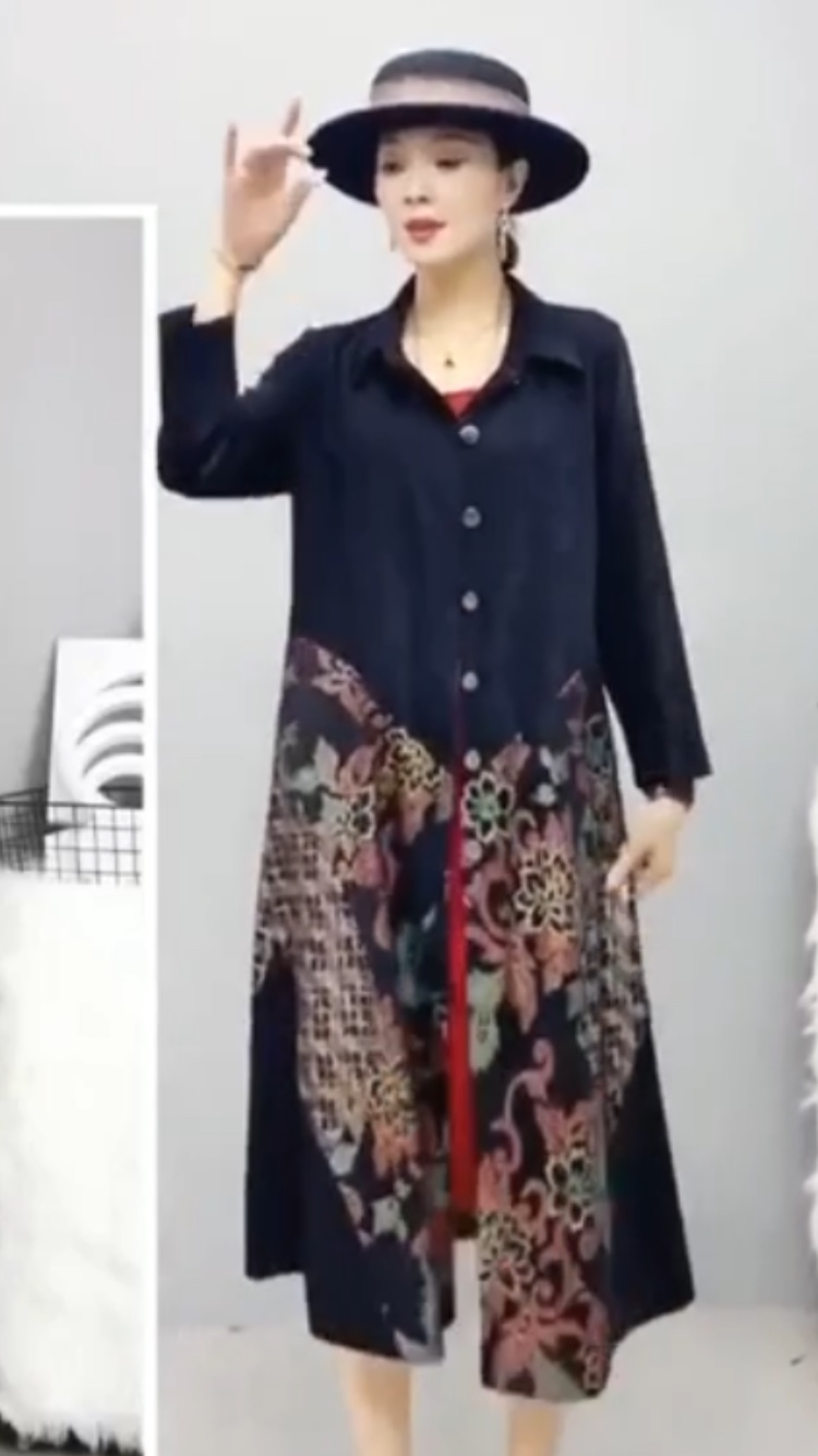 New fashionable, trendy, casual, original, classic and comfortable 211031-2 black patchwork dress details Picture