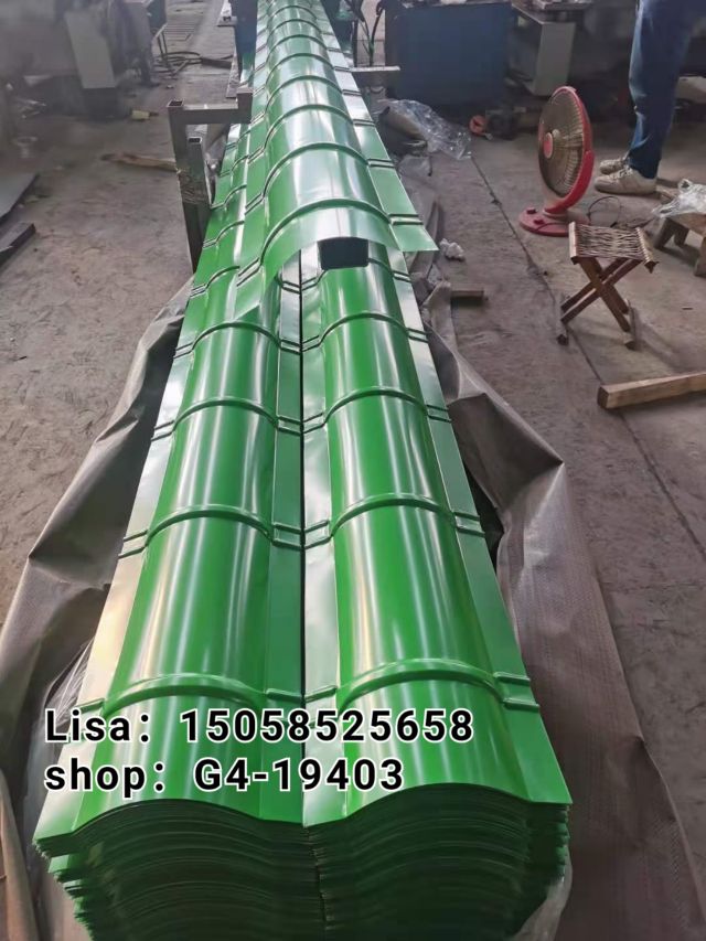彩钢瓦 脊瓦 彩涂屋顶瓦