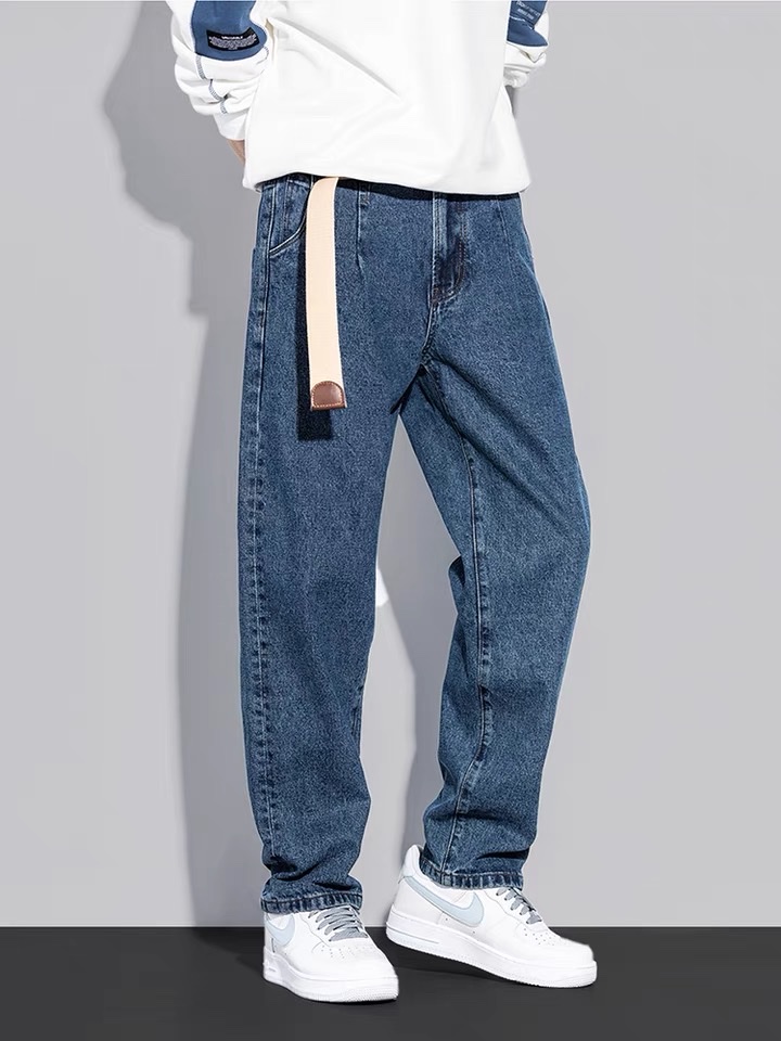 Men's brand pure cotton Korean-style trendy casual pants, men's long pants