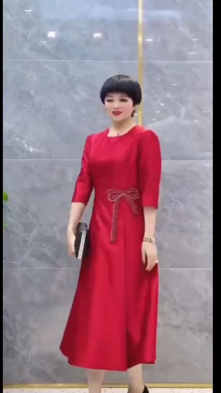 New, fashionable, casual, original, classic and comfortable red dress 211030 Application Scenario