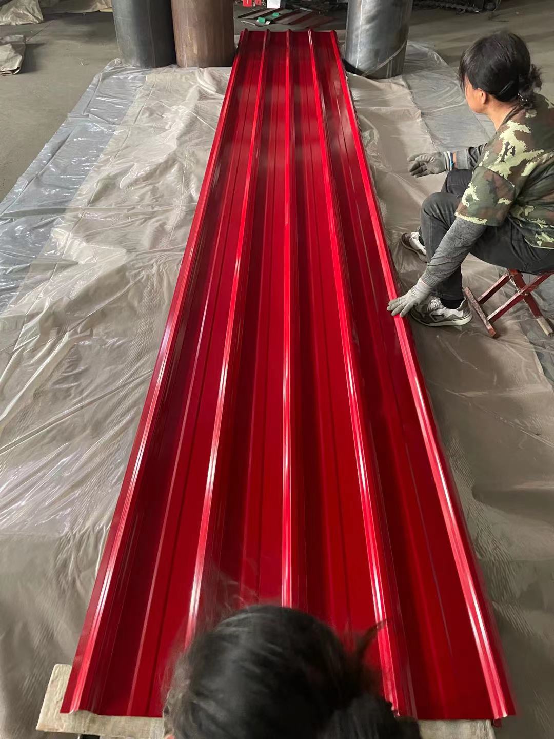 彩钢瓦白底实物图