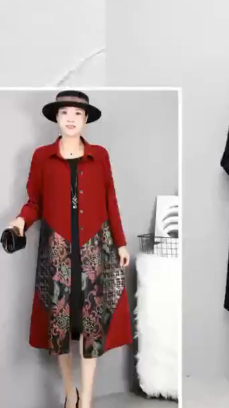 New fashionable, trendy, casual, original, classic and comfortable 211031 elegant and loose dress