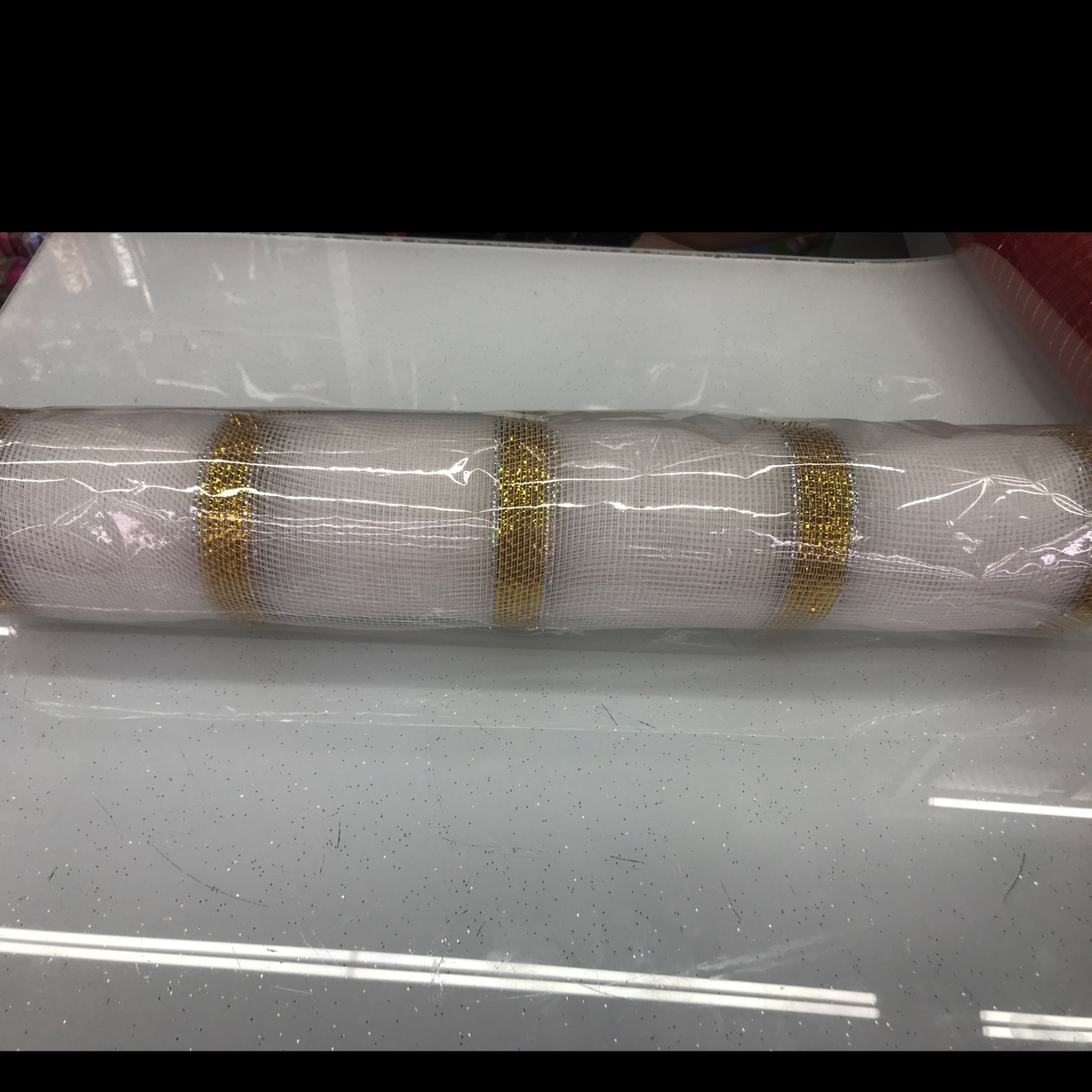 圣诞包花纱白色X/装饰/节庆产品图