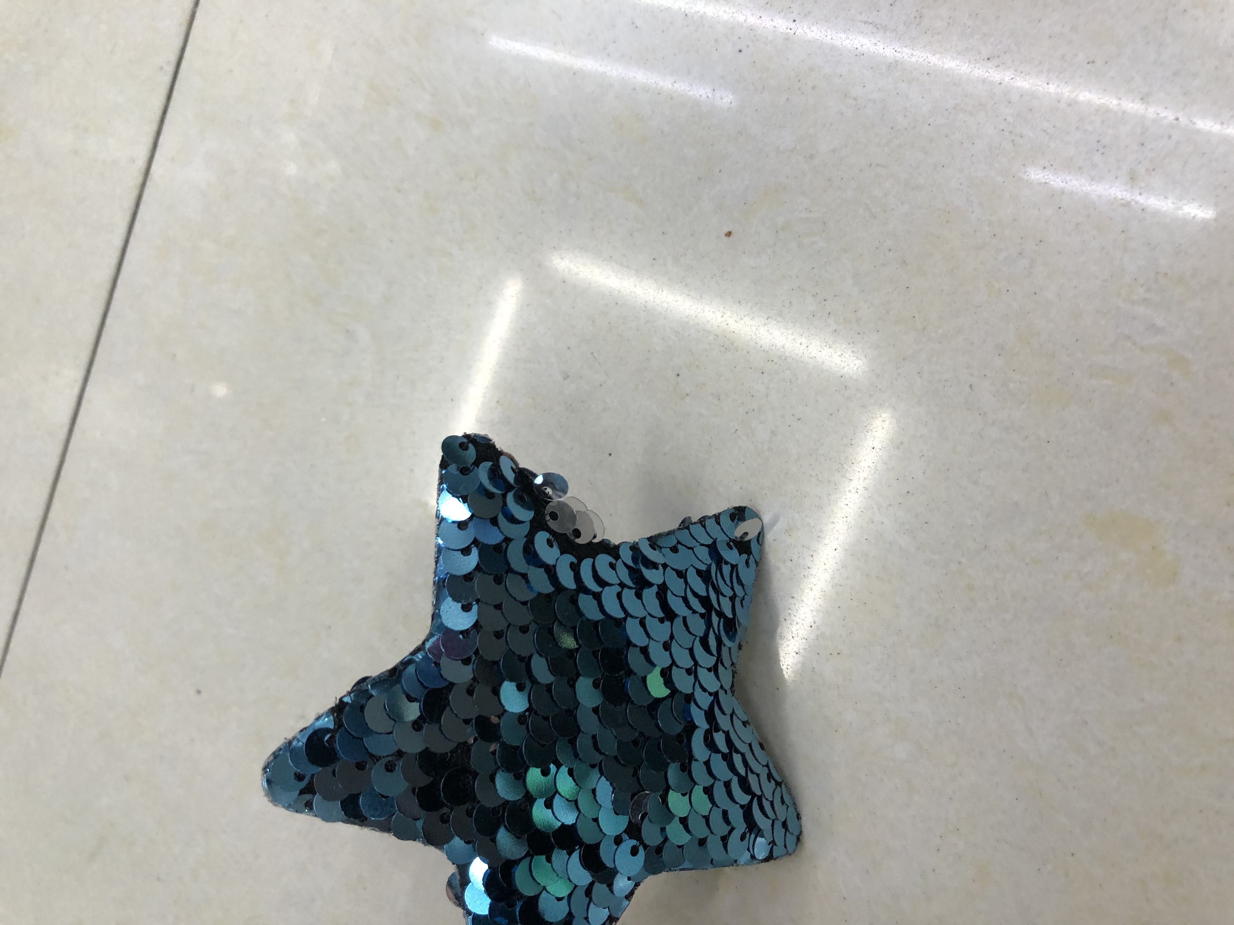 Sequin Blue Bag