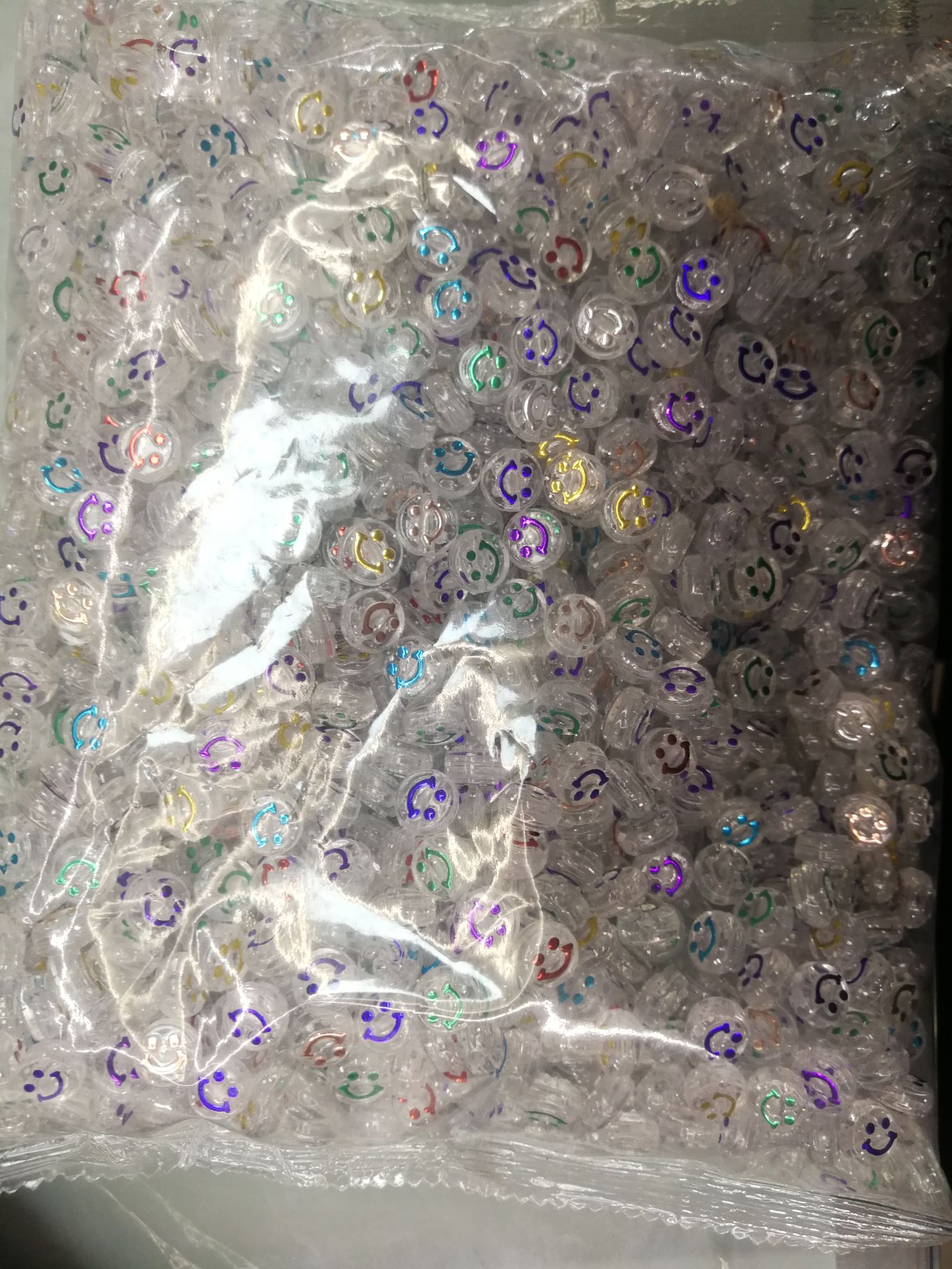 笑脸字母儿童DIY手链项链装饰品详情图5