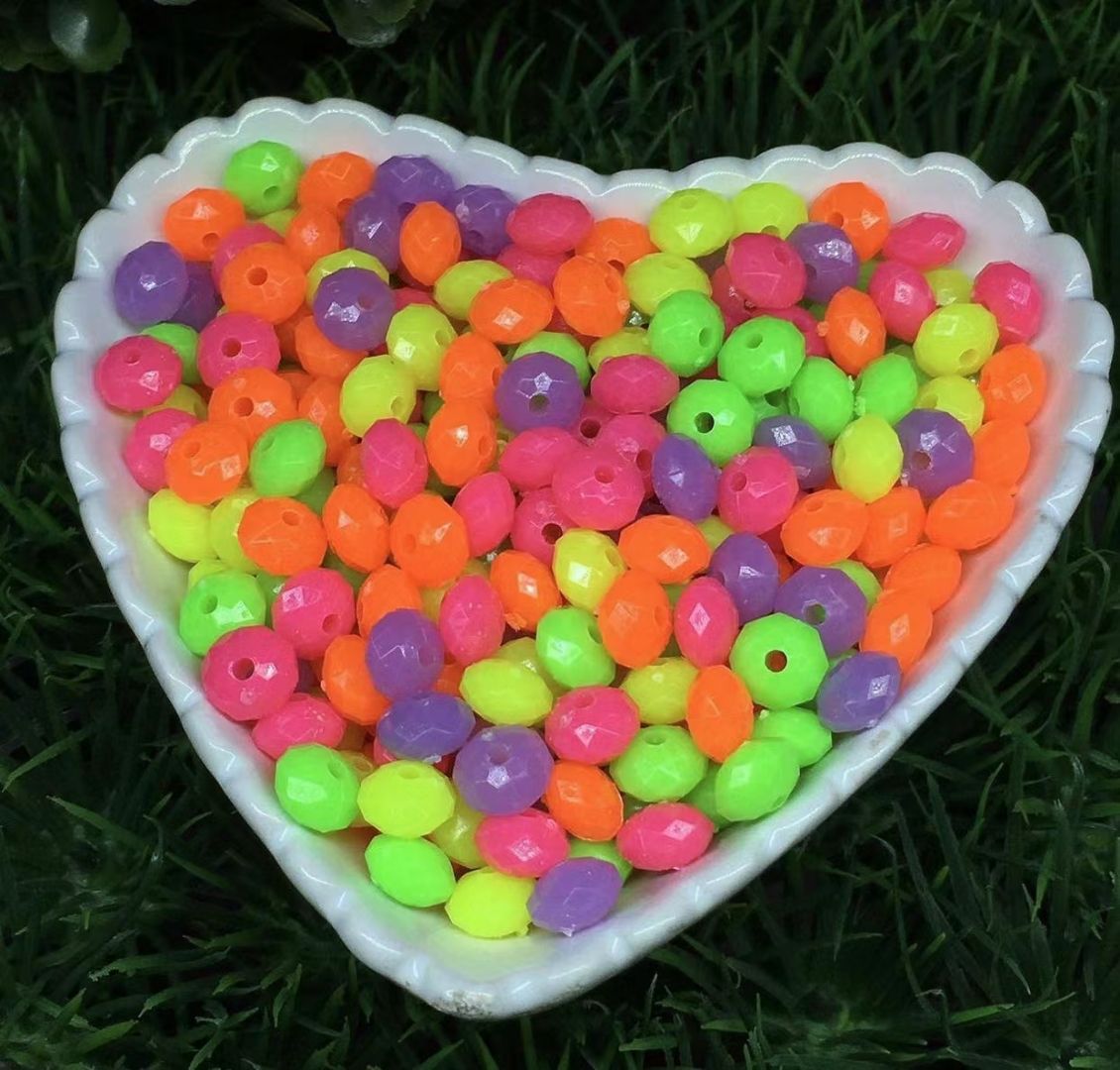 笑脸字母儿童DIY手链项链装饰品详情图3