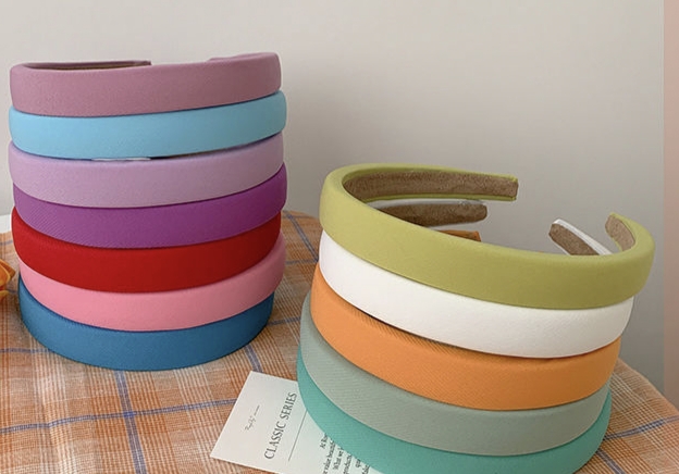 Hairband for women, forest-style, super fairy-like Internet celebrity, solid color, sweet and versatile, sponge wide edge headband, simple Korean facial cleansing hair accessory