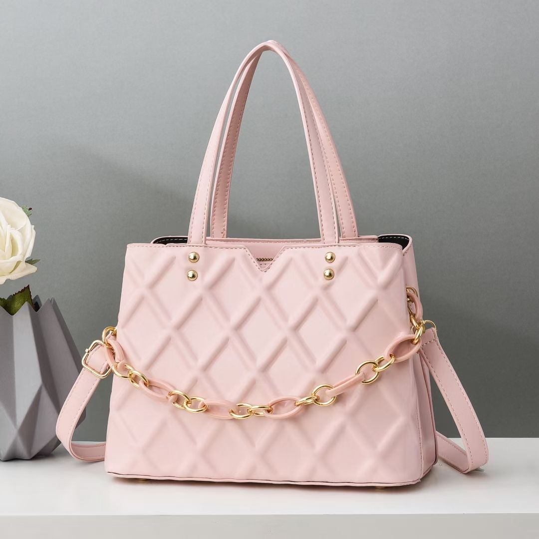 The new fashionable and versatile PU women's bag, handbag, crossbody bag, underarm bag, high-imitation trendy bag, multi-functional and large-capacity model Y123 PU women's bag 689-8# from Yihan brand Specification image