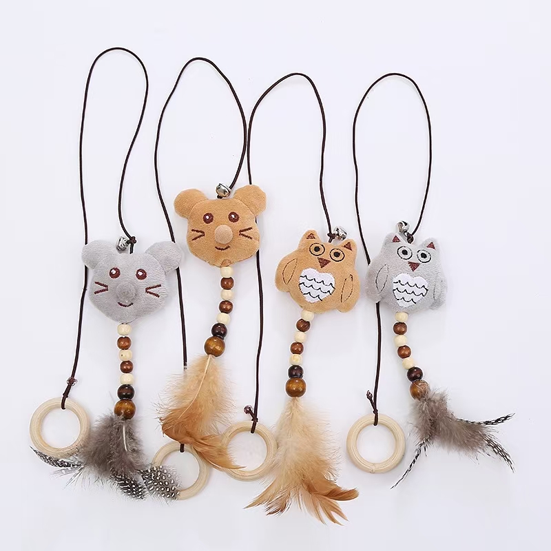 宠物用品玩具/宠物狗猫玩具/宠物逗猫棒白底实物图