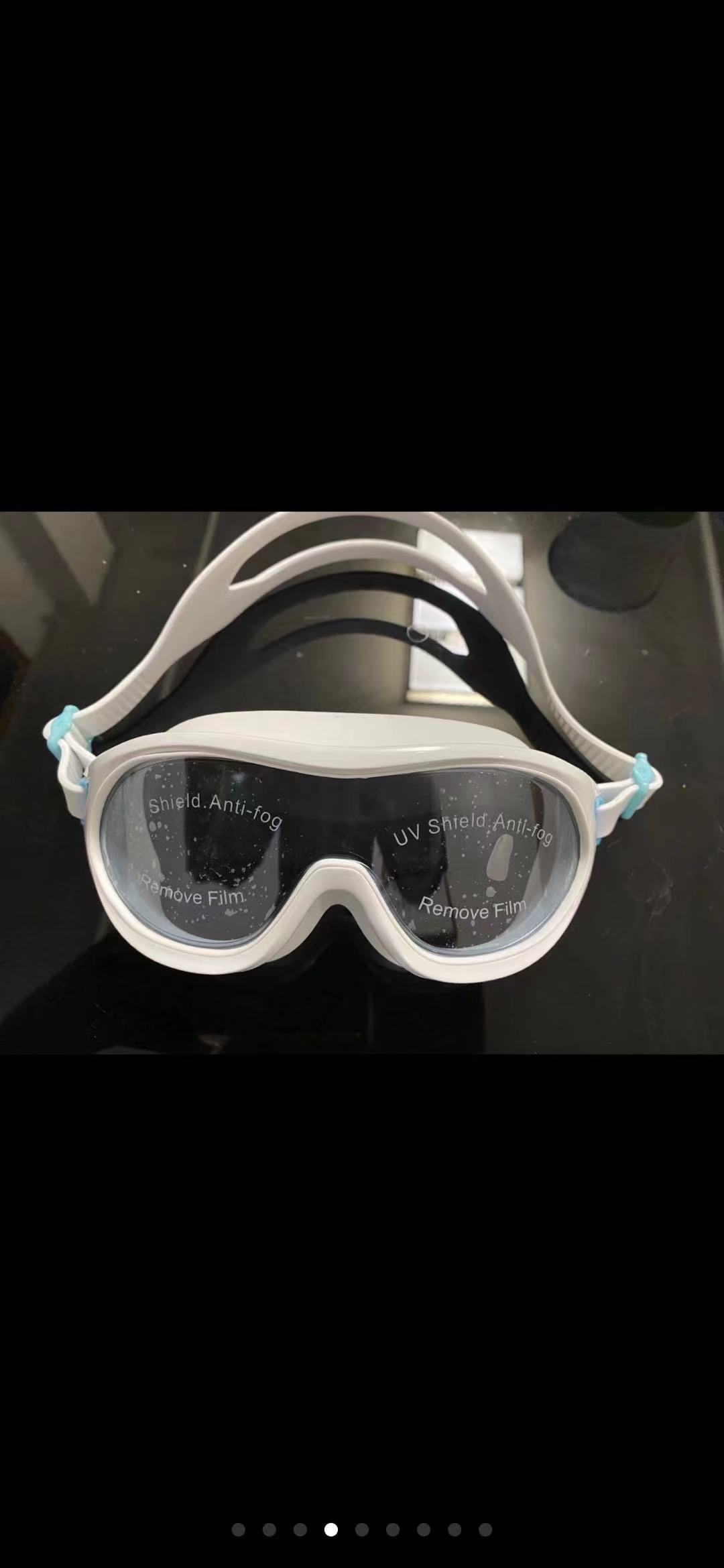 Children's large-frame mixed-color swimming goggles