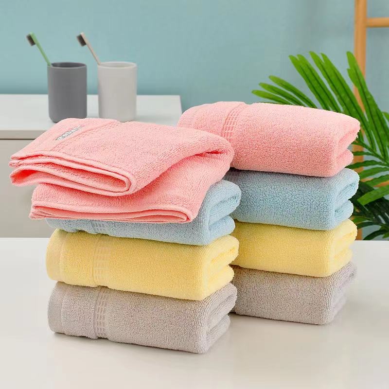 The lucky checkered plain satin bath towels from Shenduo, a quality product in Yiwu, are soft and absorbable Specification image