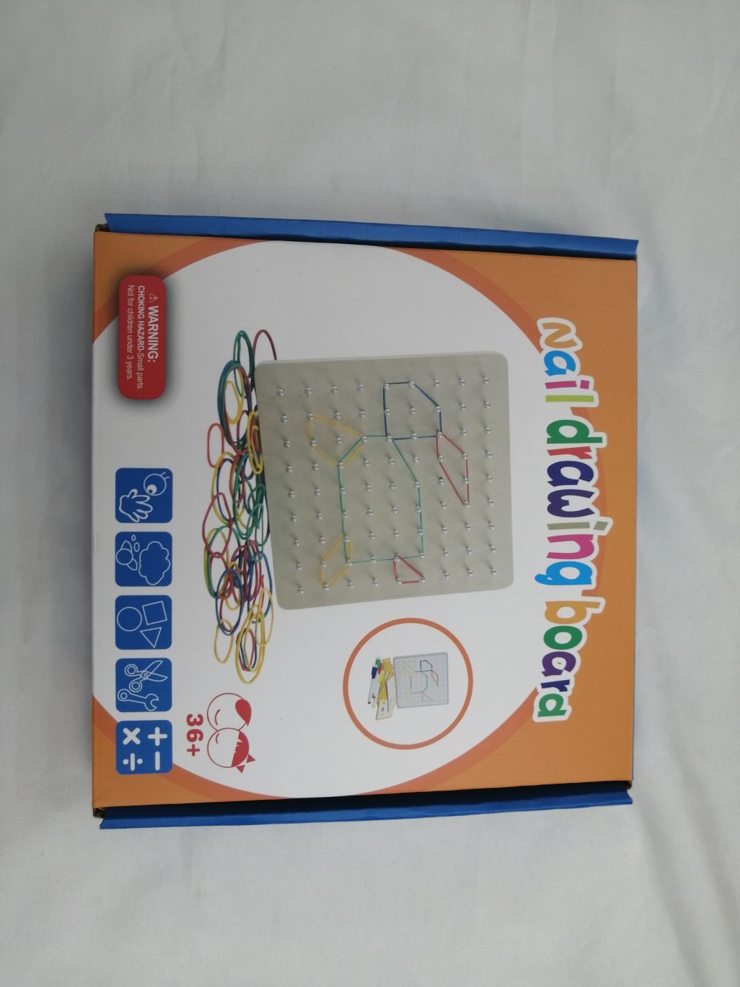 Nail board jigsaw puzzle