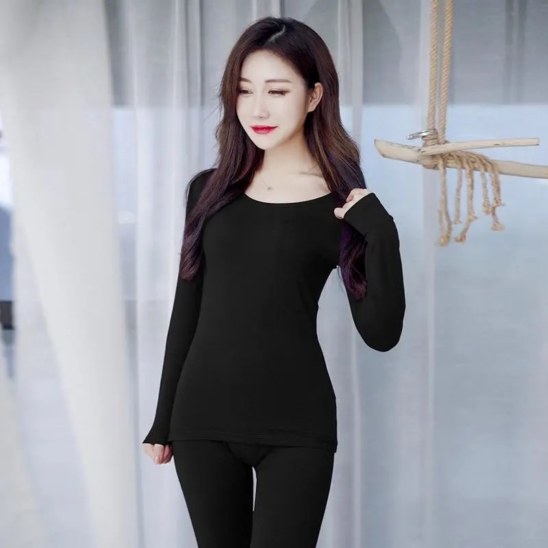 New Thermal Underwear With A Seamless Soft And Comfortable Base Long Sleeve Top 9 full figure