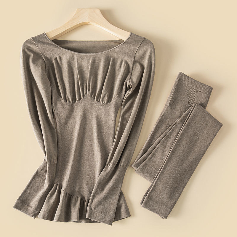 The New Thermal Underwear Is Lined With A Seamless Soft And Comfortable Base Shirt With Long Sleeve Top27 full figure