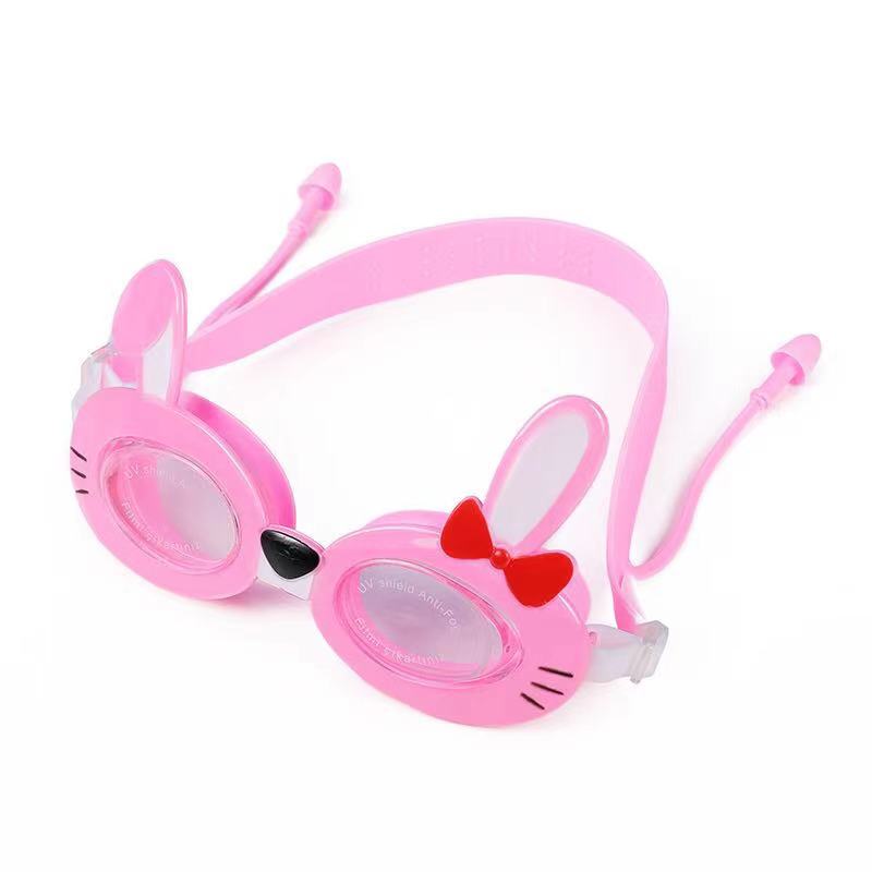 Children's silicone cartoon swimming goggles
