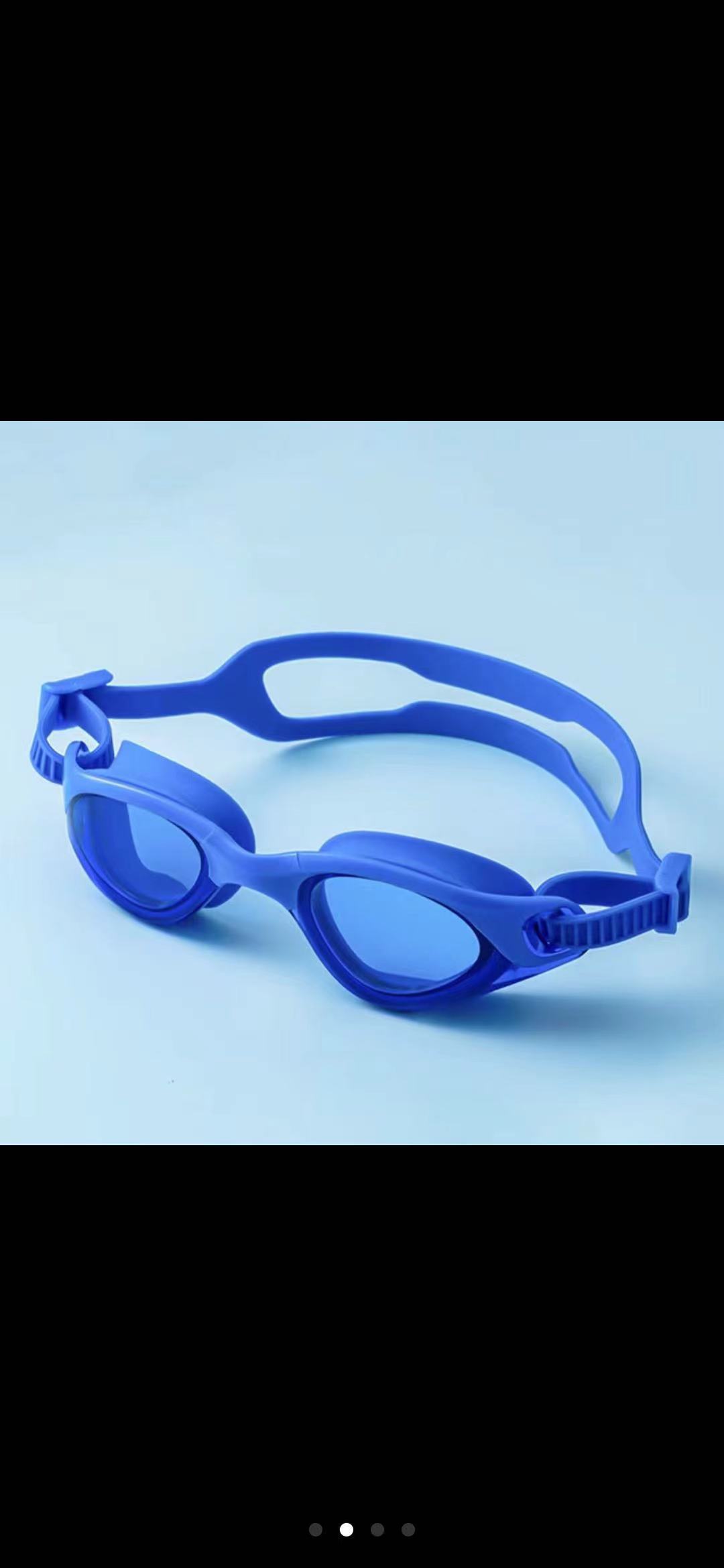 Children's four-color silicone swimming goggles details Picture