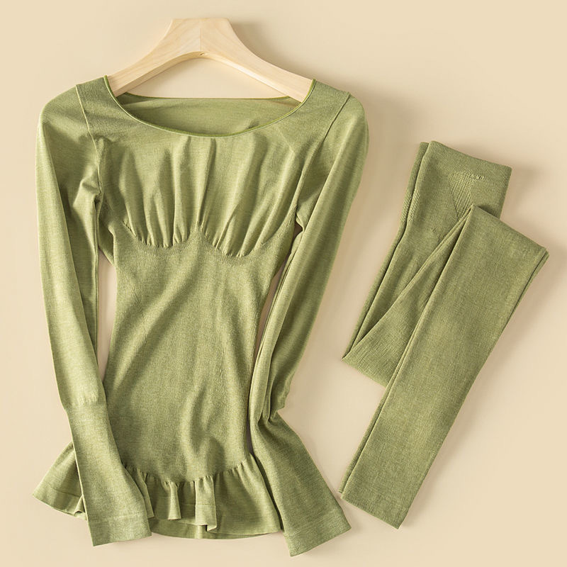 The New Thermal Underwear Is Lined With A Seamless Soft And Comfortable Base Shirt With Long Sleeve Top26 full figure