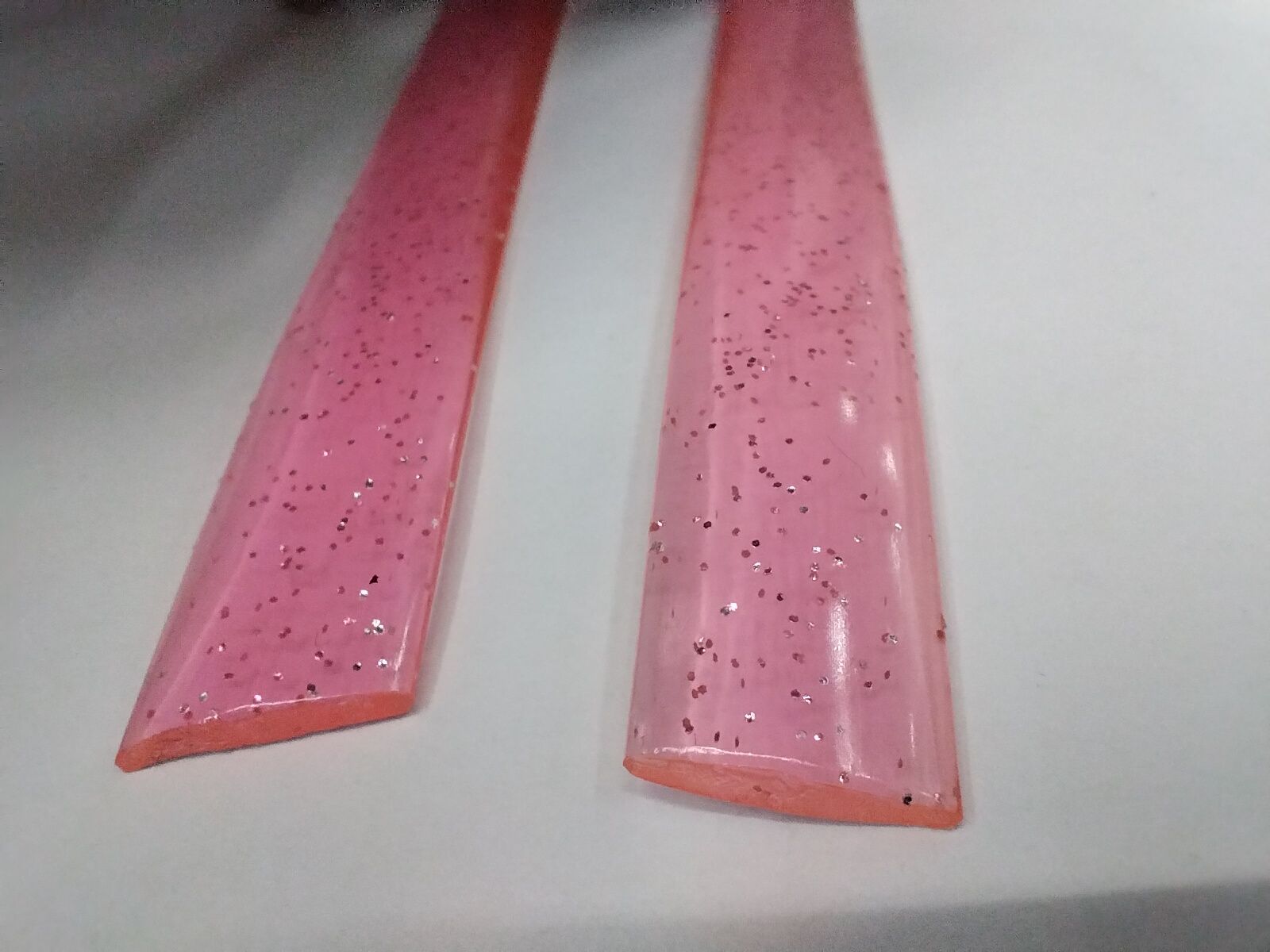 1.3CM塑料手环带 高亮带   镶钻手细节图