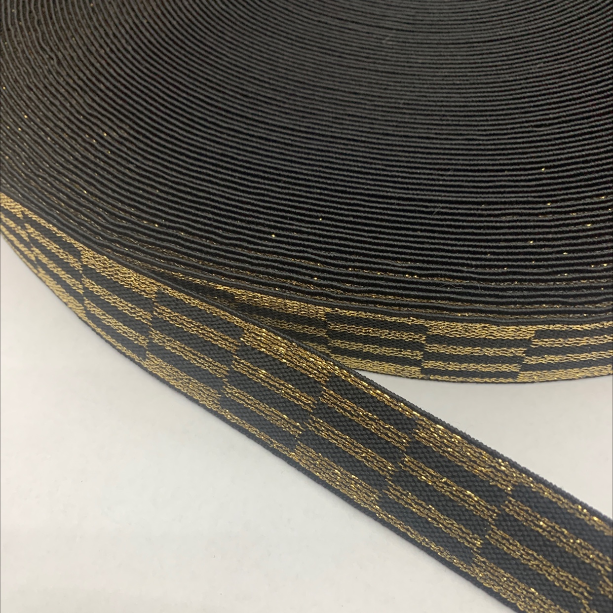 2.5 Jacquard gold thread elastic band Specification image
