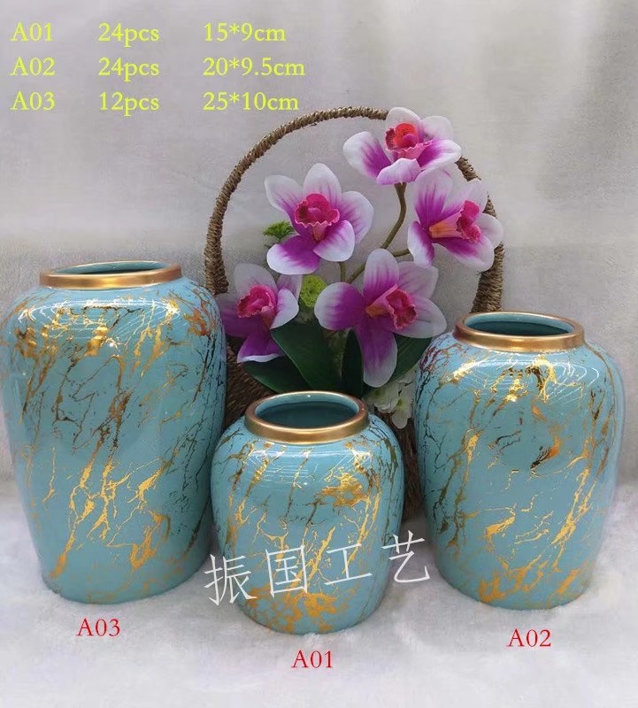 义乌好货陶瓷花瓶中温可放水养花/时尚轻奢产品图