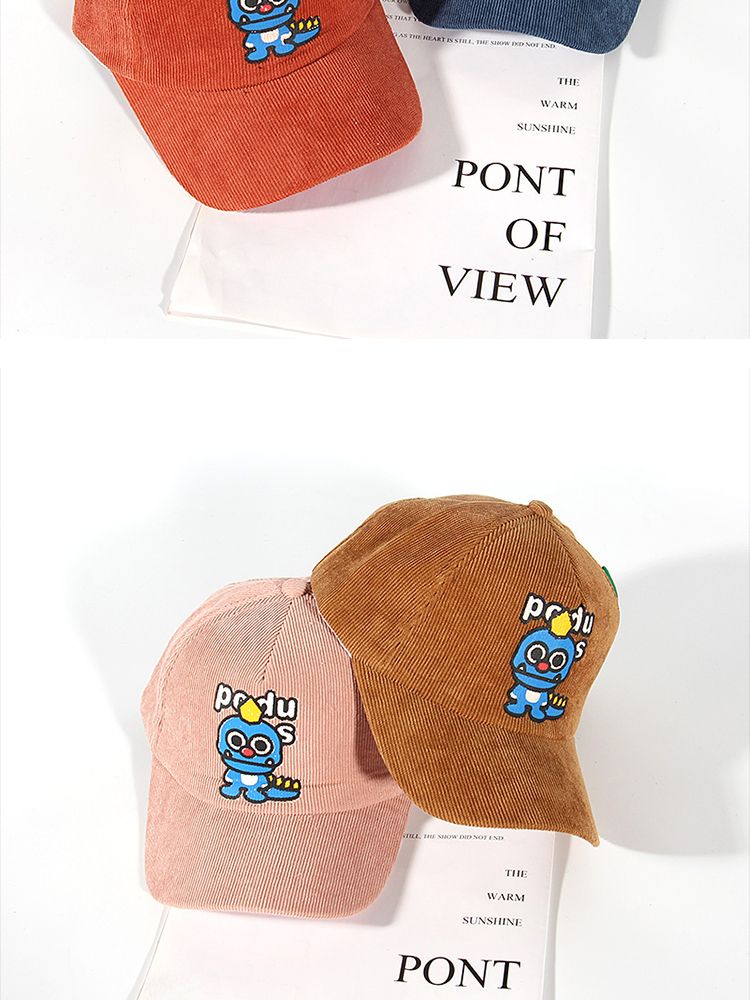 Children's Hats All New Boys And Girls Cap Fall And Winter Cartoon Cute Dinosaur Kids Baseball Cap full figure