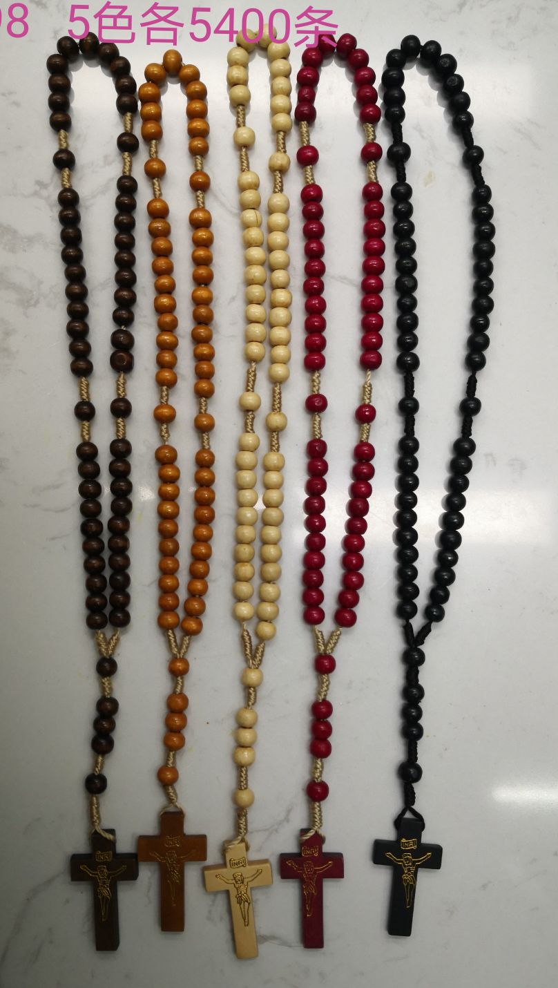 螺丝缠项链，秘鲁结项链，天主教念珠