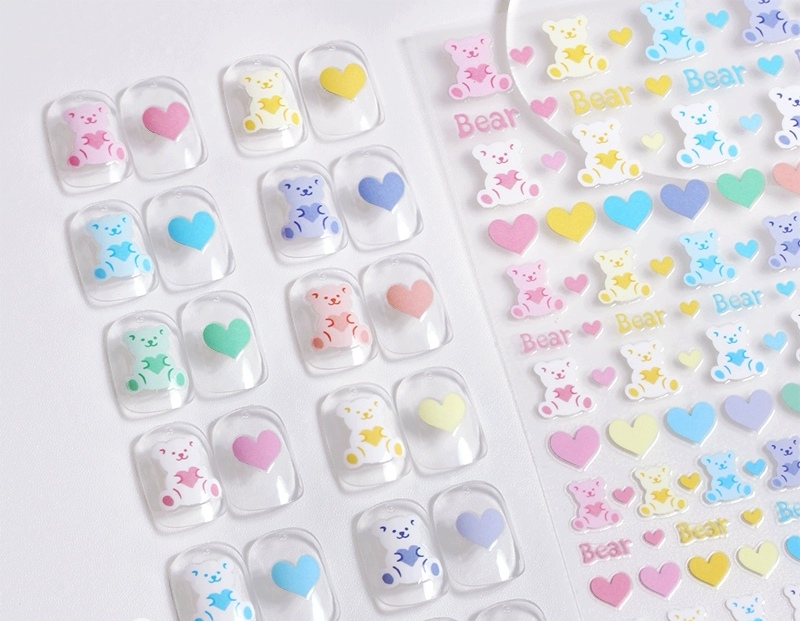 MG process ins nail stickers with adhesive backing have good adhesion, strong realism, very clear patterns, and a wide variety of styles. Factory direct sales of thin and tough new process adhesive stickers with many styles Specification image