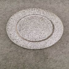 银粉的 餐垫盘水果盘西餐盘电镀盘塑料多功能盘