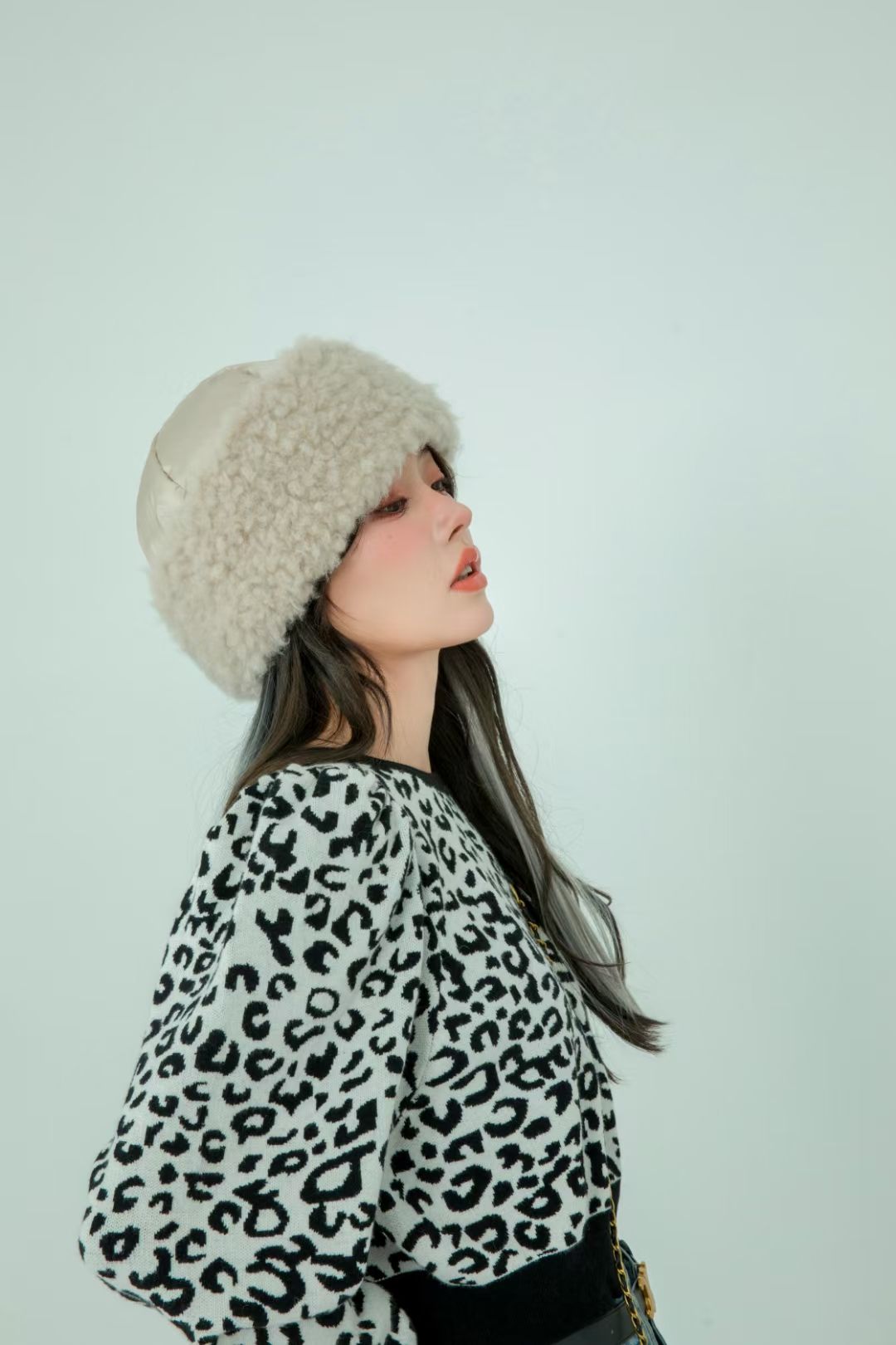 休闲盆帽头巾配件女春夏户外遮阳帽spa浴花风格透气舒适大帽檐 头巾 配件