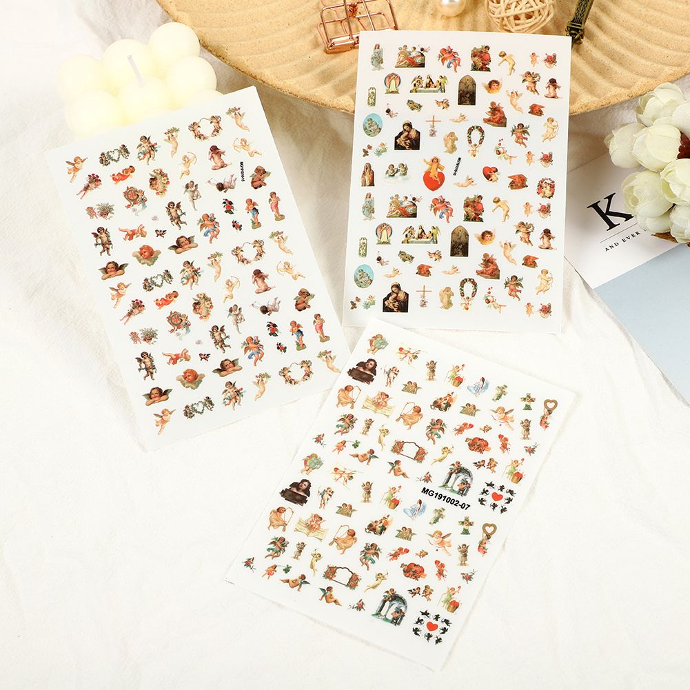 MG process ins nail stickers with adhesive backing have good adhesion, strong realism, very clear patterns, and a wide variety of styles. Factory direct sales of thin and tough new process adhesive stickers with many styles details Picture