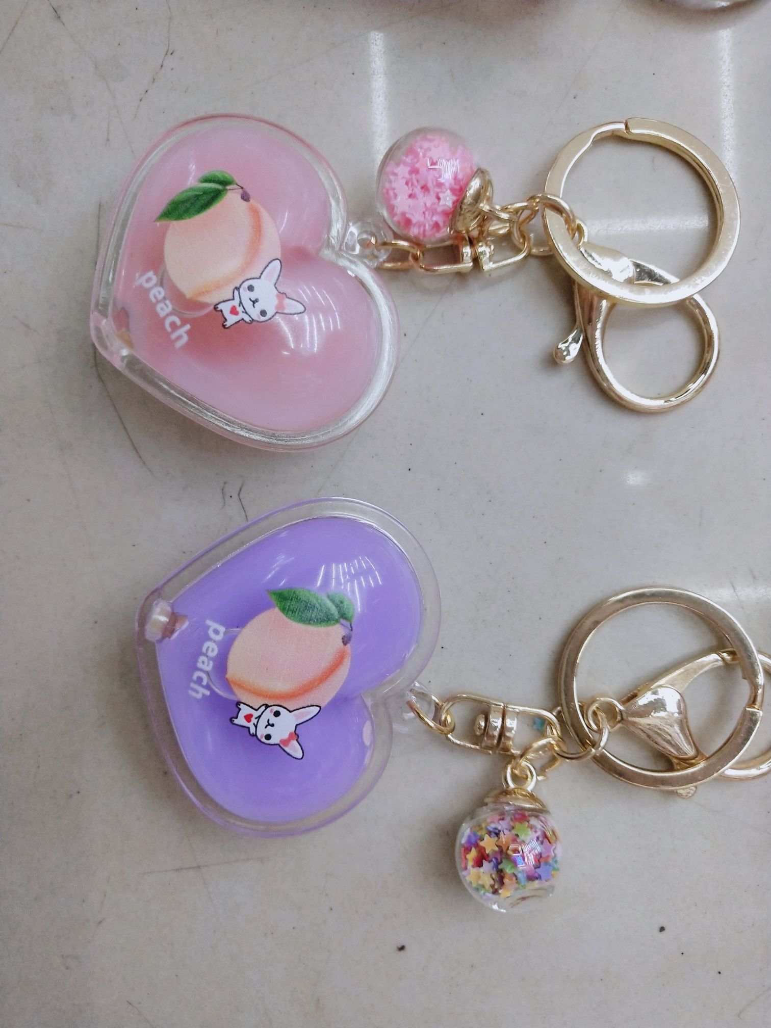 Floating sand cartoon keychain pendant detail image 6