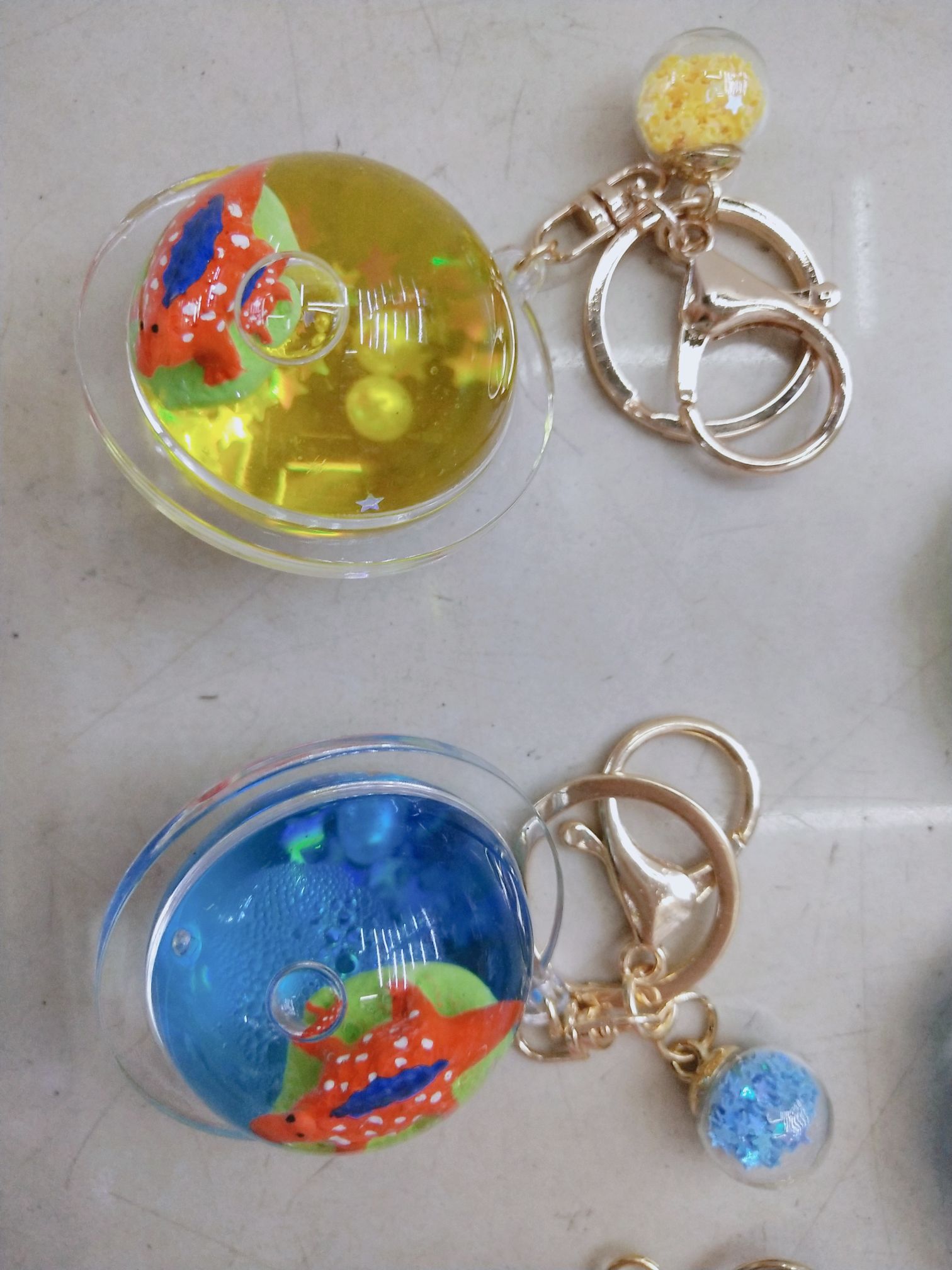 Floating sand cartoon keychain pendant detail image 2