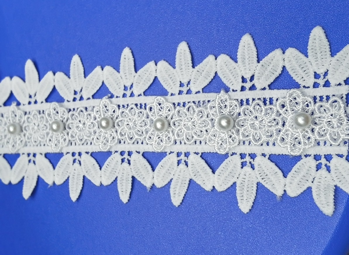 美雅花边水溶钉珠