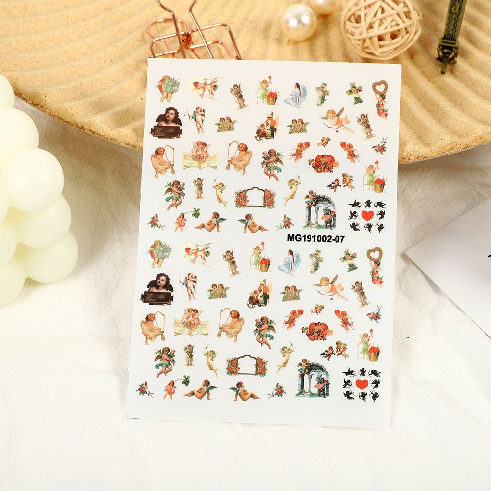 MG process ins nail stickers with adhesive backing have good adhesion, strong realism, very clear patterns, and a wide variety of styles. Factory direct sales of thin and tough new process adhesive stickers with many styles Specification image