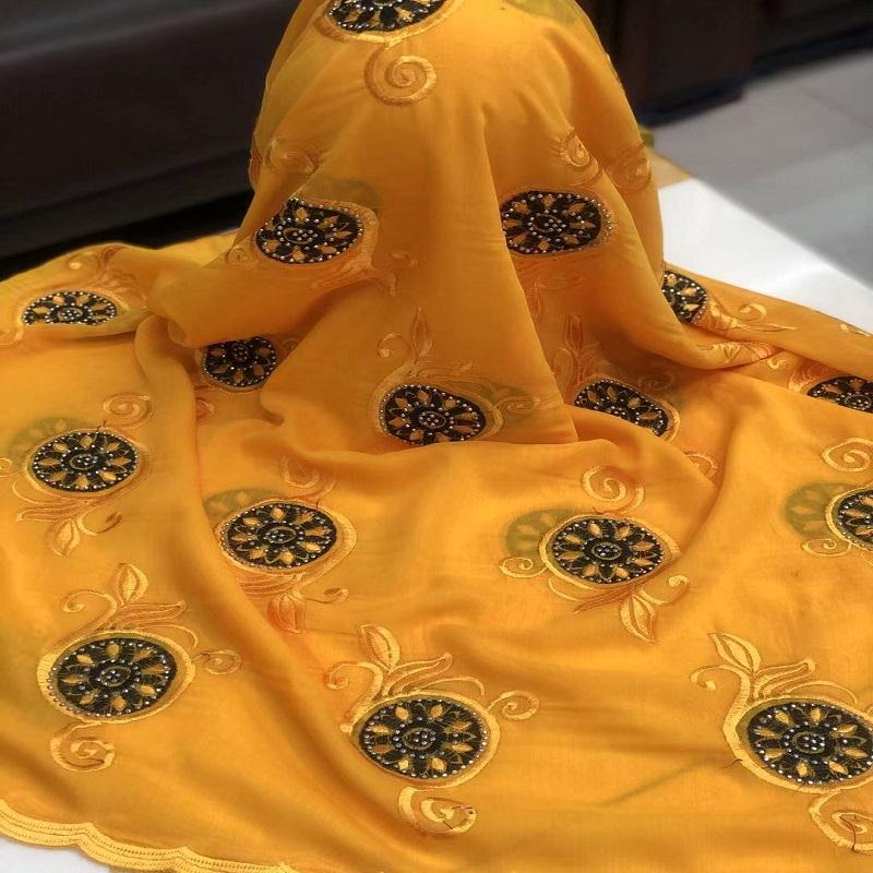Ethnic style Yunnan Lijiang travel photo shawl embroidered golden scarf female winter