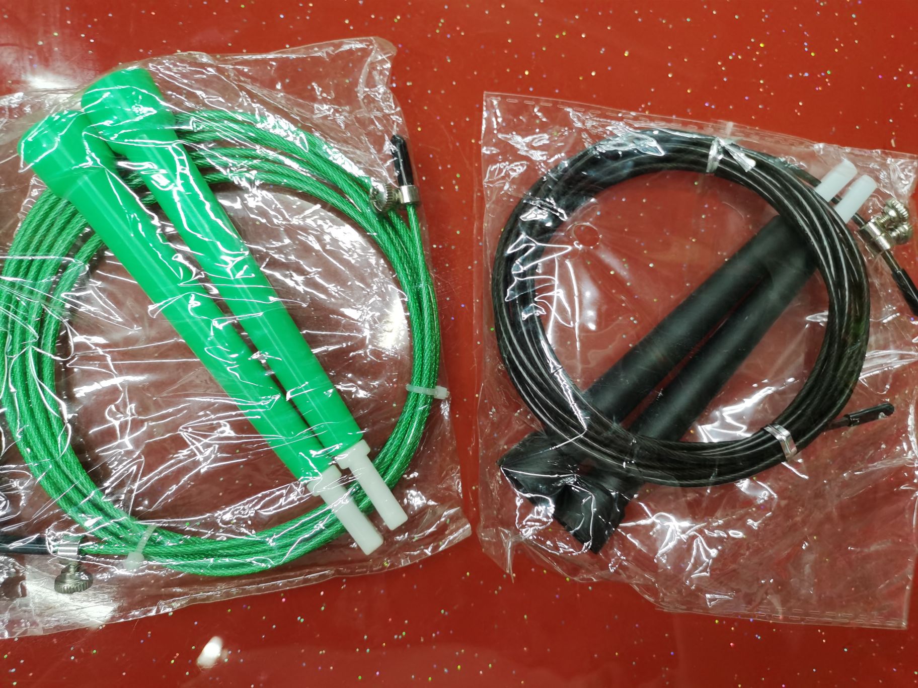 跳绳/雷克斯跳绳/负重跳绳/体育用品/轴承白底实物图