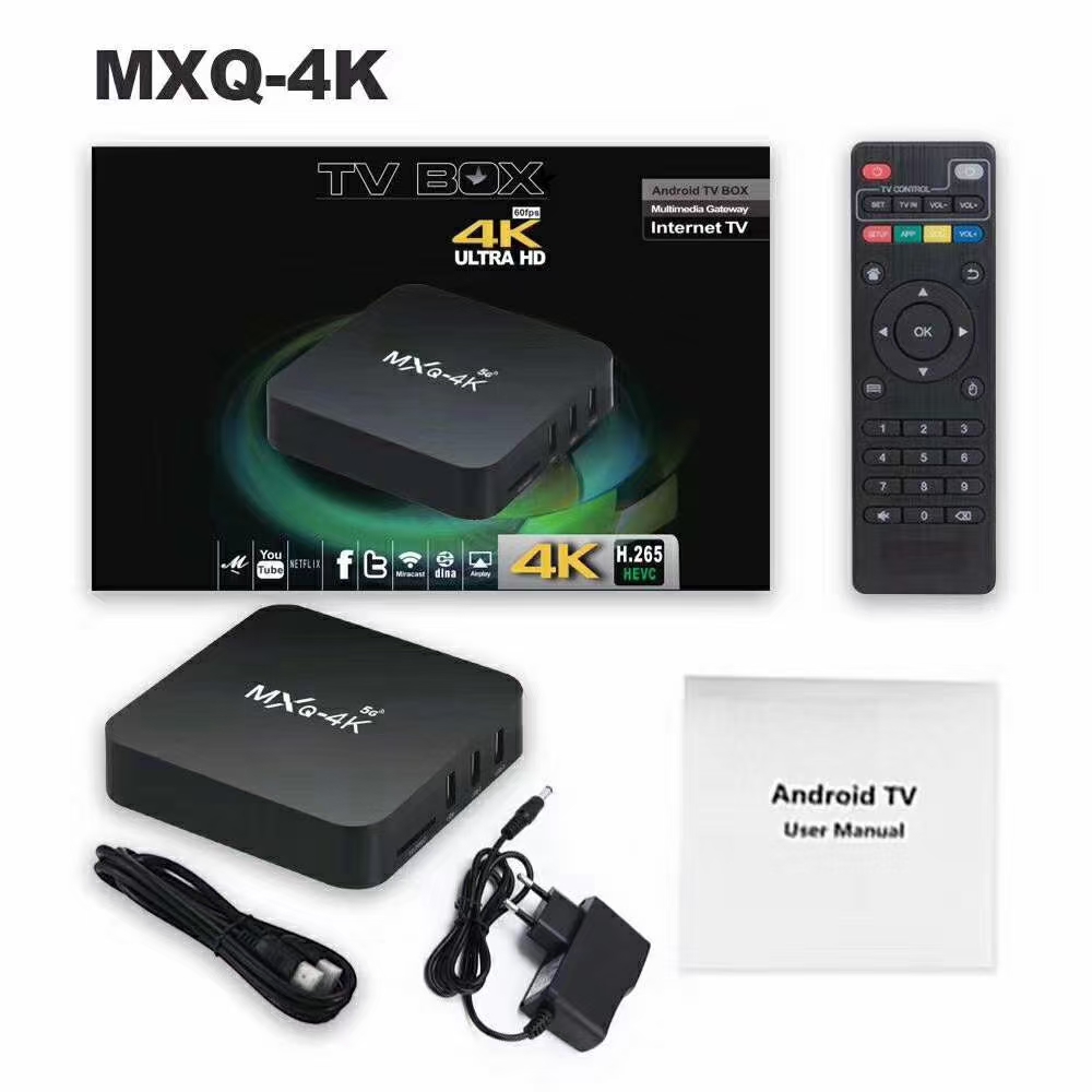 厂家直销MXQ  4k网络机顶盒 外贸TV BOX