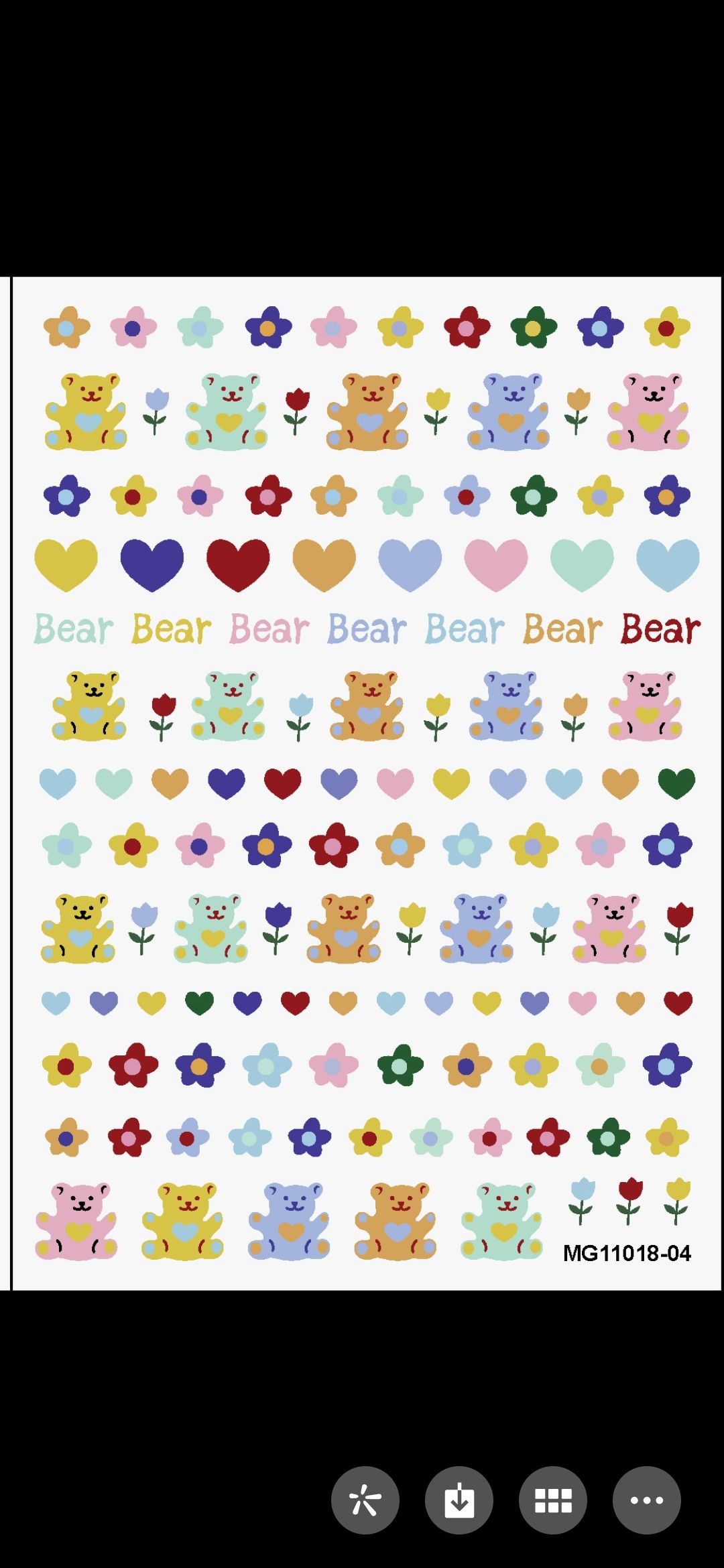 MG process ins nail stickers with adhesive backing have good adhesion, strong realism, very clear patterns, and a wide variety of styles. Factory direct sales of thin and tough new process adhesive stickers with many styles details Picture