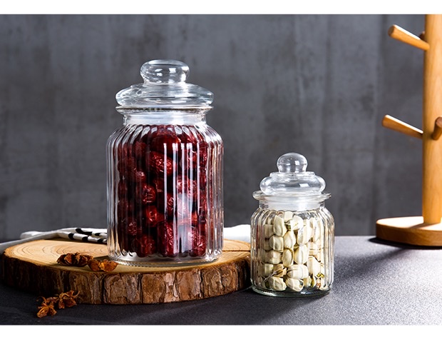 Latas selladas botellas de vidrio botellas de comida botellas de miel latas de verduras saladas botellas de pepinillos de vino con tapas pequeñas latas de almacenamiento para el hogar Specification image