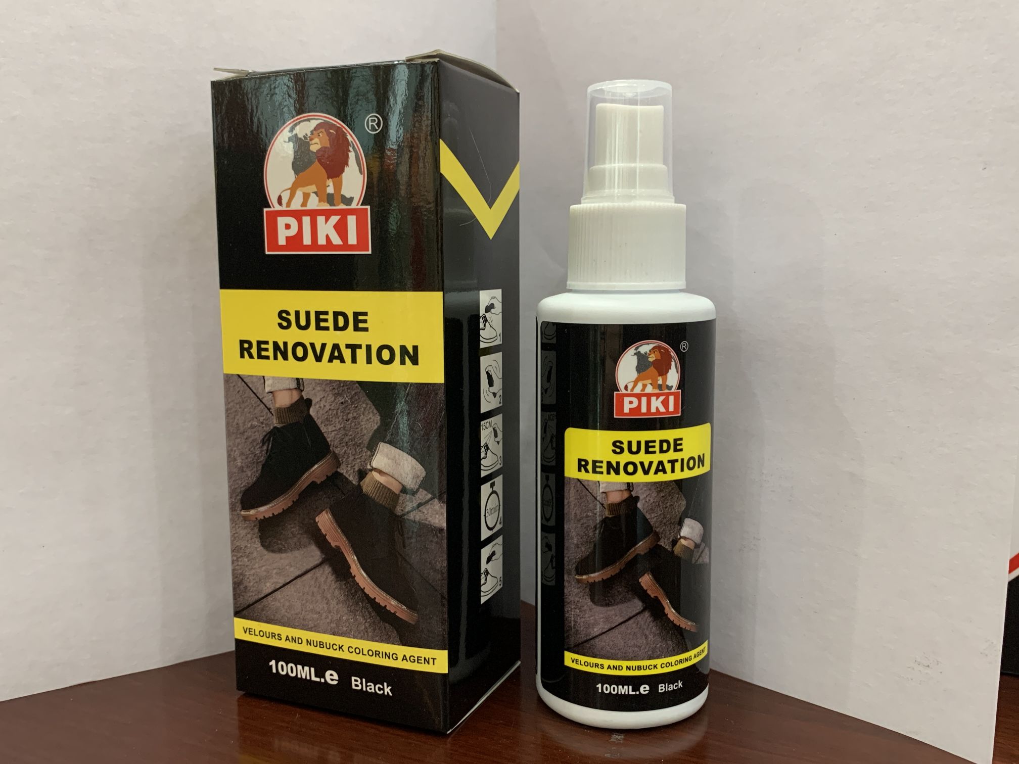 鞋油反绒皮鞋油鞋刷PA1139反绒皮补色剂(黑色，棕色，透明色)详情1