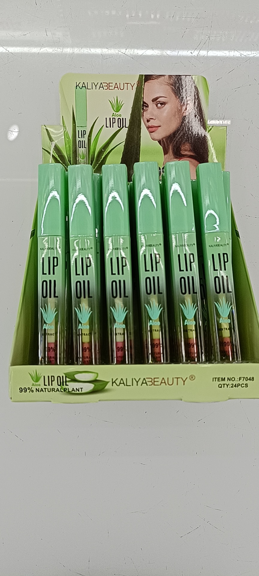 Aloe vera lip gloss exclusively for foreign trade