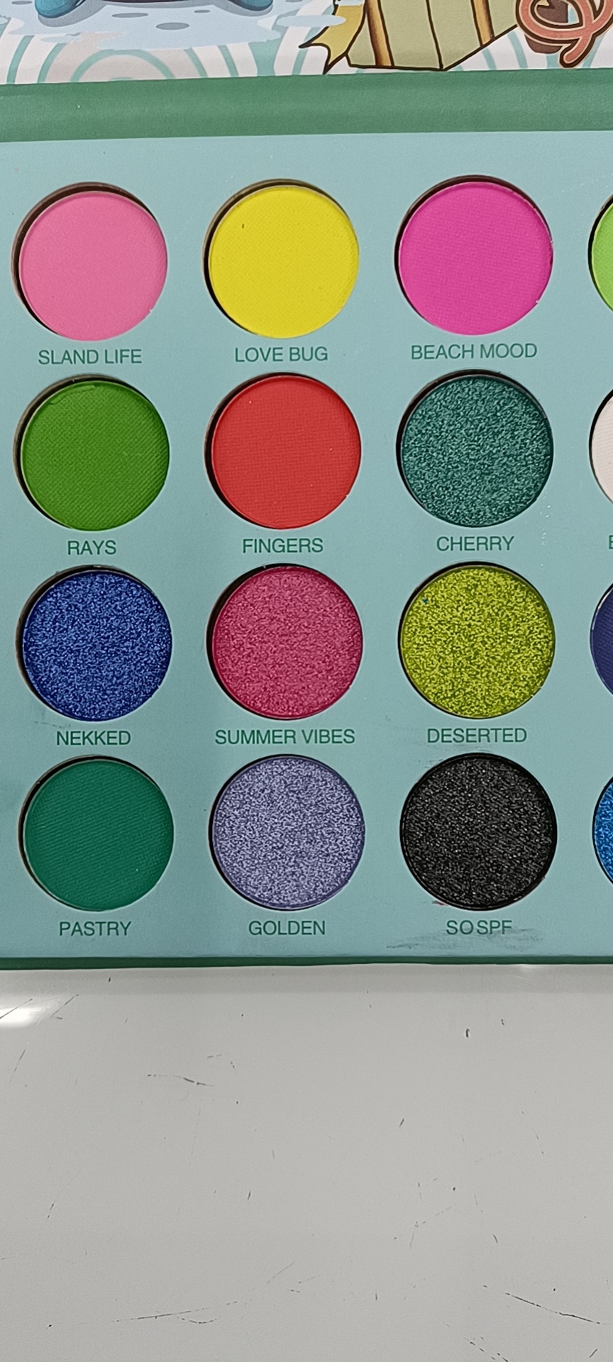 36-color eyeshadow palettes exclusively for foreign trade Specification image