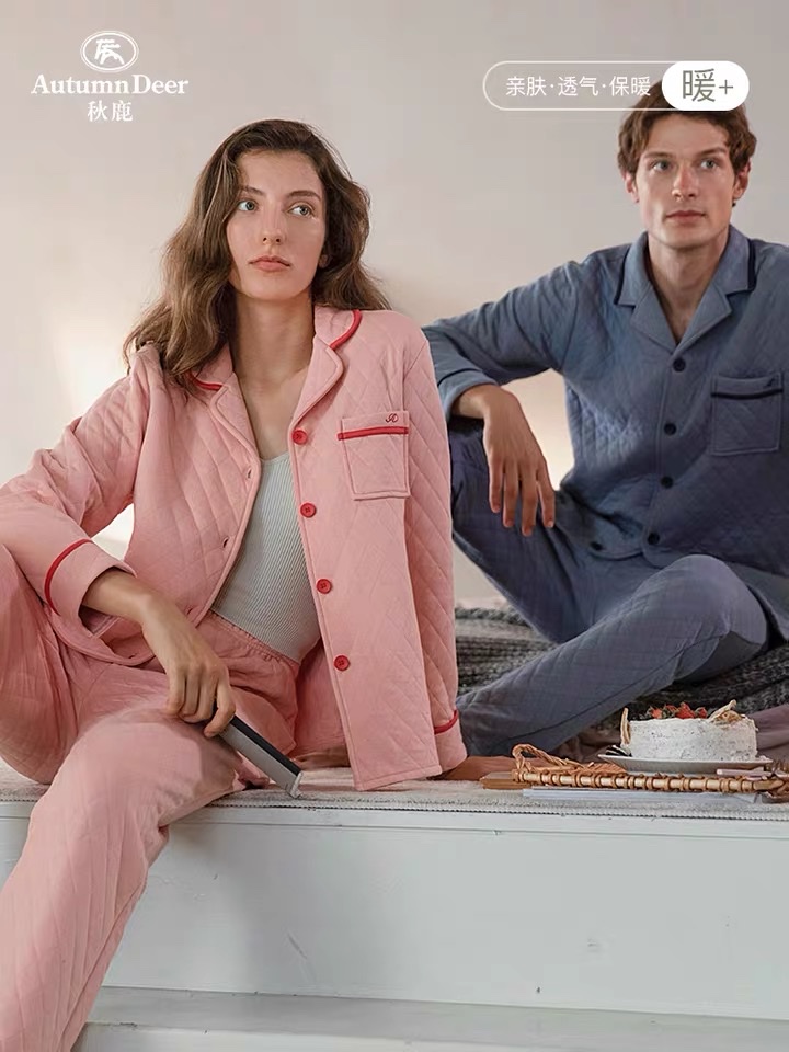 Autumn Deer Home Wear Autumn and Winter Home Wear Set, Casual Home Wear Set Autumn and Winter New Style details Picture