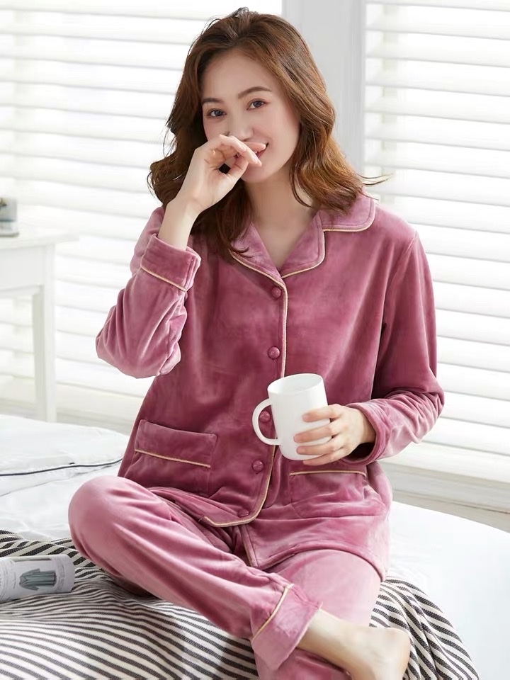 Autumn Deer Home Wear Autumn and Winter Home Wear Set, Casual Home Wear Set Autumn and Winter New Style Specification image