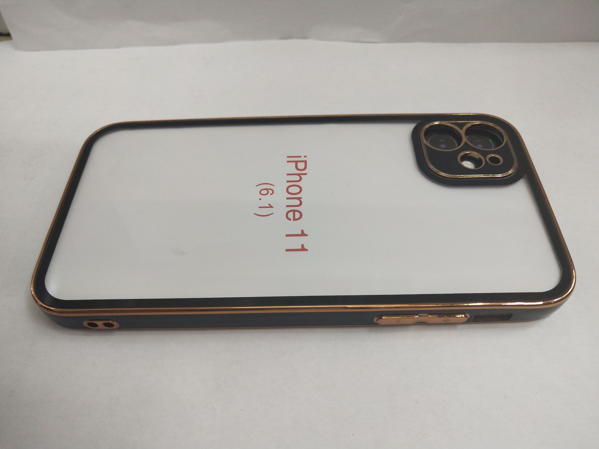 电镀透明玻璃手机壳保护套详情图1